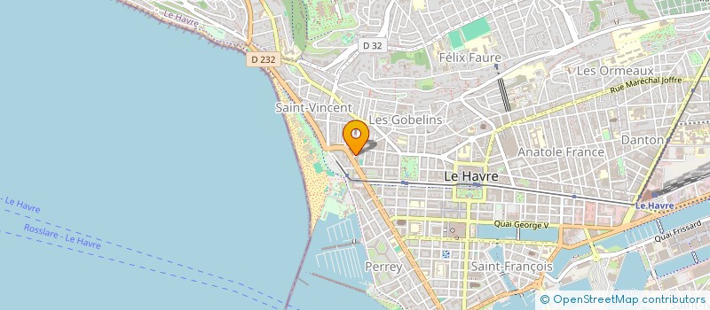 localisation de l'entreprise BJE à LE HAVRE