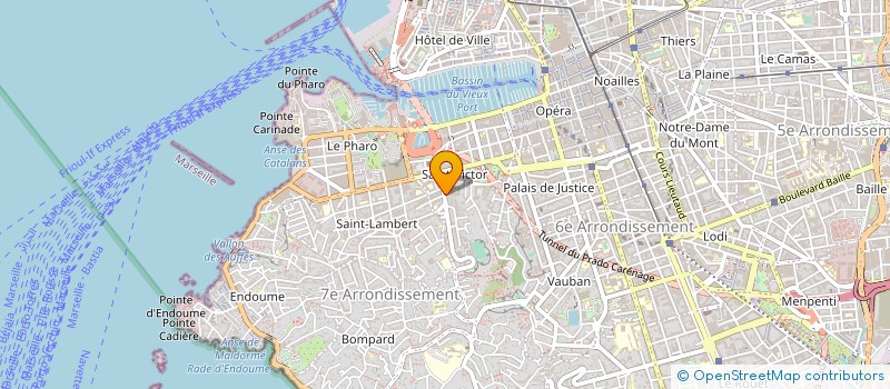 localisation de l'entreprise BJEC à MARSEILLE