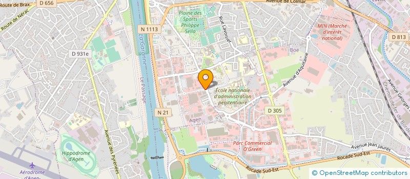 localisation de l'entreprise BJF DEVELOPPEMENT  AGEN