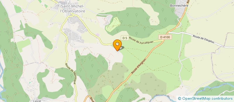 localisation de l'entreprise BJF FINANCE  SAINT-MICHEL-L'OBSERVATOIRE