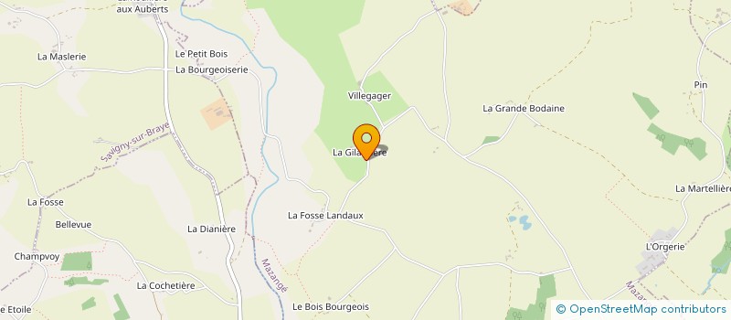 localisation de l'entreprise BJF FINANCES  MAZANGE