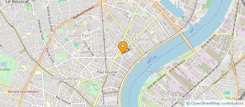localisation de l'entreprise BJF INFORMATIQUE  BORDEAUX