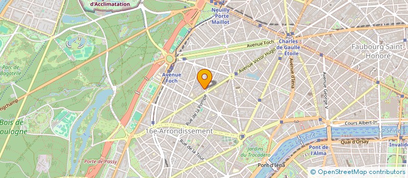 localisation de l'entreprise BJG HOLDING  PARIS