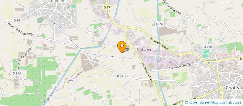 localisation de l'entreprise BJGS EMERIC à CHATEAURENARD