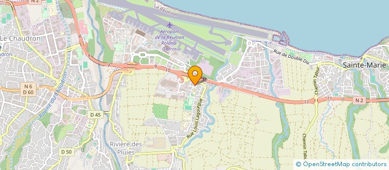 localisation de l'entreprise BJGV HOLDING  SAINTE-MARIE