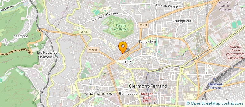 localisation de l'entreprise BJH IMMO  CLERMONT-FERRAND