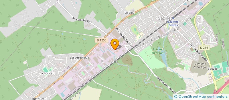 localisation de l'entreprise BJHB  CESTAS