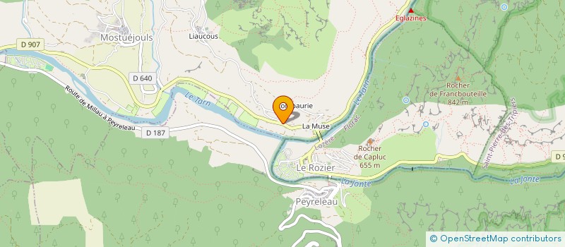 localisation de l'entreprise BJJ  MOSTUEJOULS