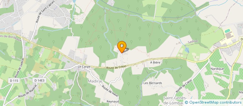 localisation de l'entreprise BJJ SADIRAC  SADIRAC