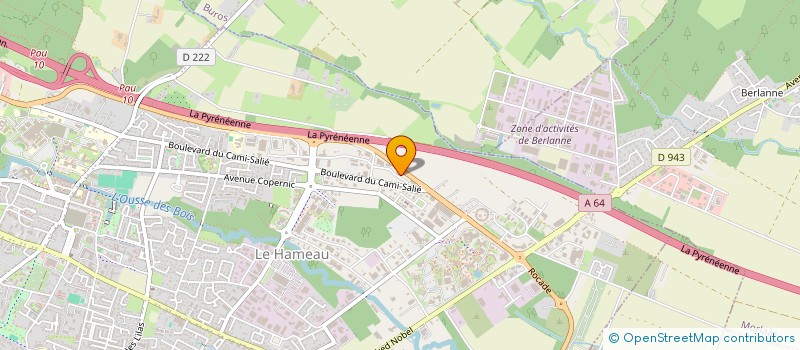 localisation de l'entreprise BJJ SPIRIT à PAU