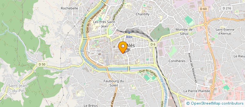 localisation de l'entreprise BJK BAT à ALES