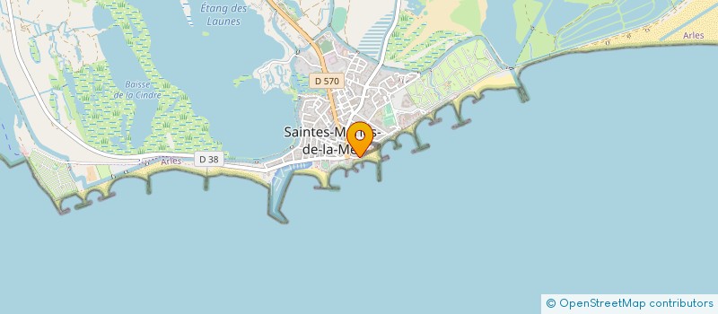 localisation de l'entreprise BJL à SAINTES-MARIES-DE-LA-MER