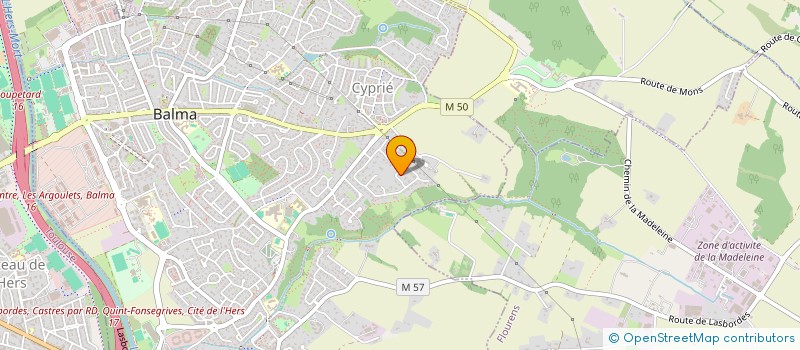 localisation de l'entreprise BJL CONSEIL  BALMA