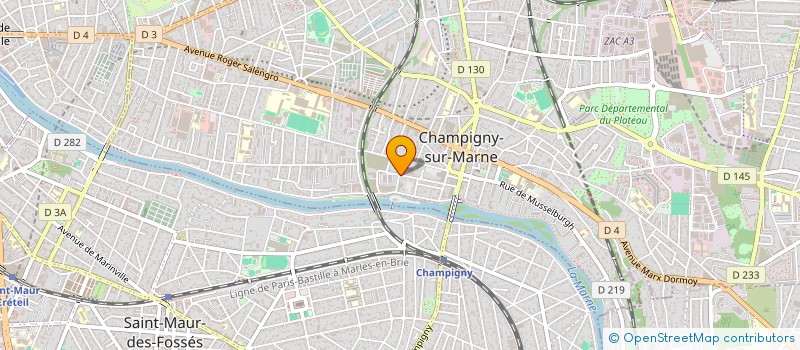 localisation de l'entreprise BJL CONSEILS & I. à CHAMPIGNY-SUR-MARNE
