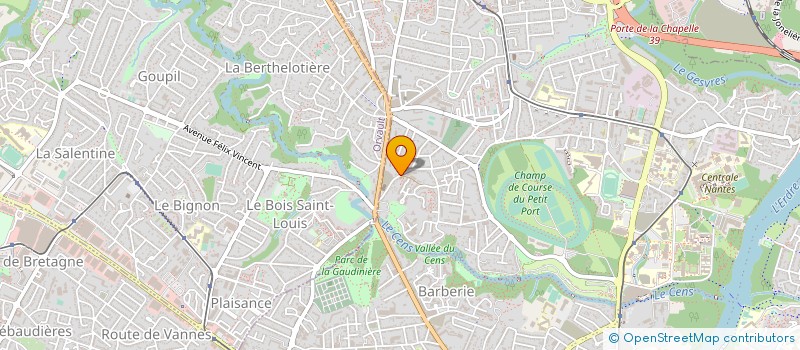 localisation de l'entreprise BJL ENVIRONNEMENT à NANTES