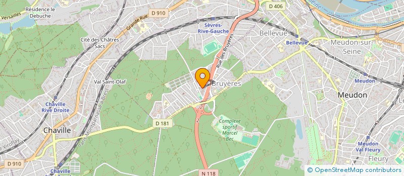 localisation de l'entreprise BJL LABORATOIRES à SEVRES