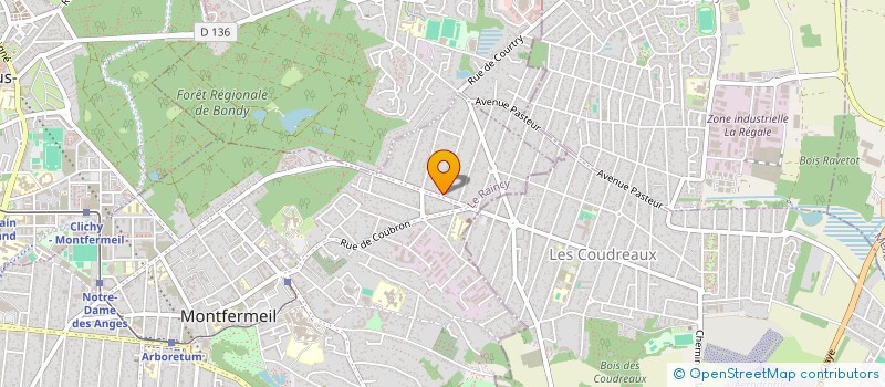 localisation de l'entreprise BJL NOURREIM à MONTFERMEIL