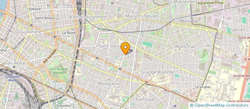 localisation de l'entreprise BJLB INVEST  LYON 3EME