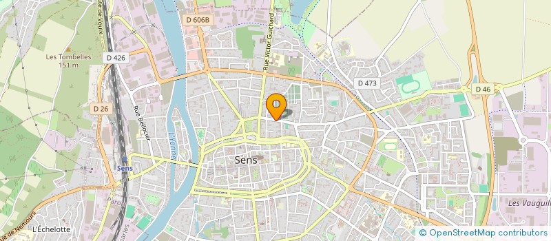 localisation de l'entreprise BJM à SENS