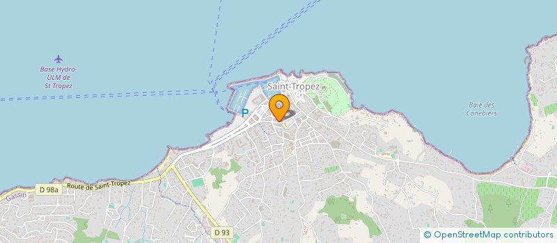 localisation de l'entreprise BJM FRANCE SAS à SAINT-TROPEZ