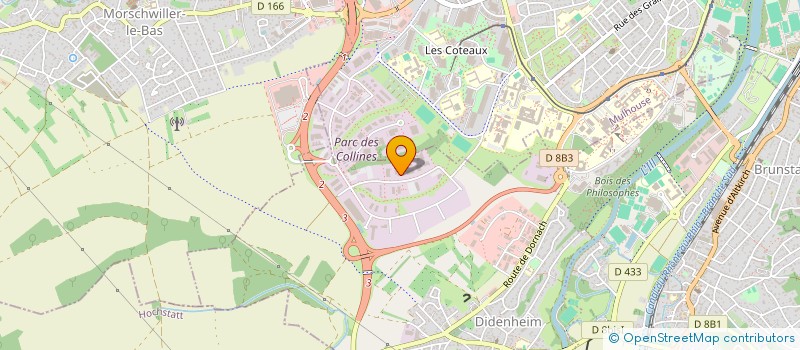 localisation de l'entreprise BJMB  BRUNSTATT-DIDENHEIM