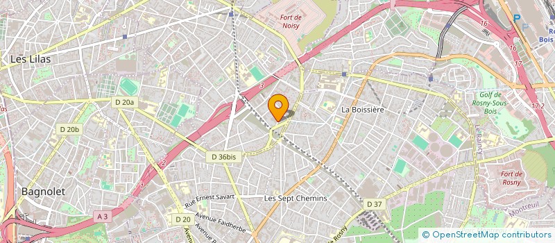 localisation de l'entreprise BJN & FILS à ROMAINVILLE