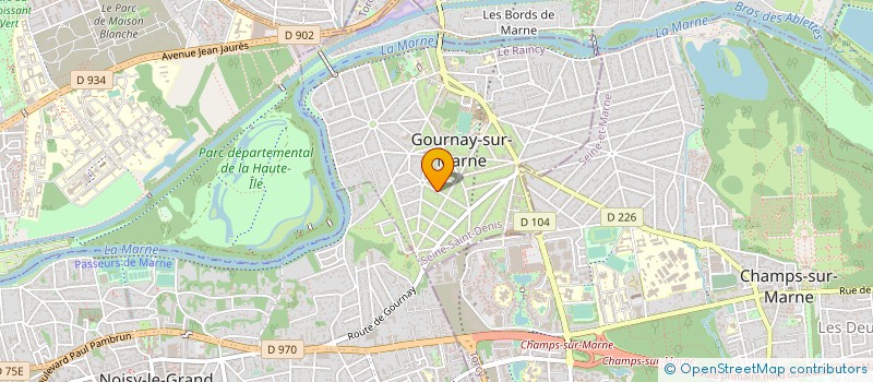 localisation de l'entreprise BJOCA PRODUCTIONS SAS à GOURNAY-SUR-MARNE