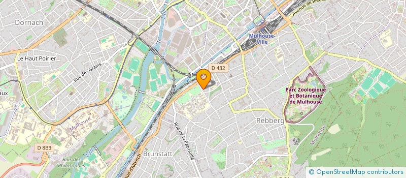 localisation de l'entreprise BJORK STUDIO  MULHOUSE