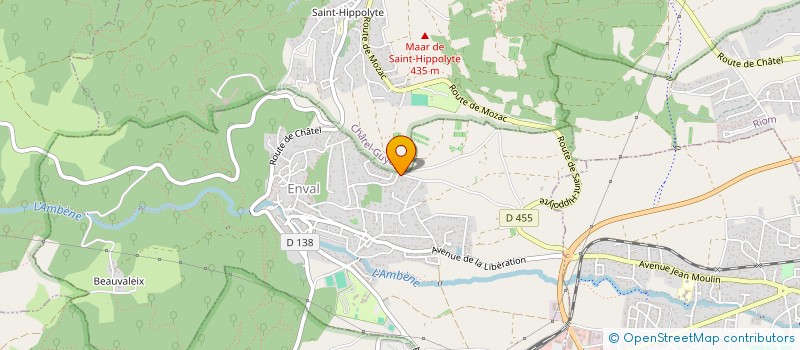 localisation de l'entreprise BJPM  ENVAL