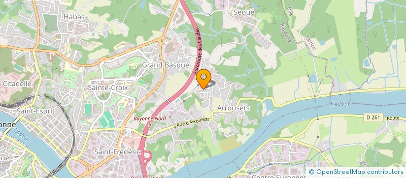 localisation de l'entreprise BJPR à BAYONNE