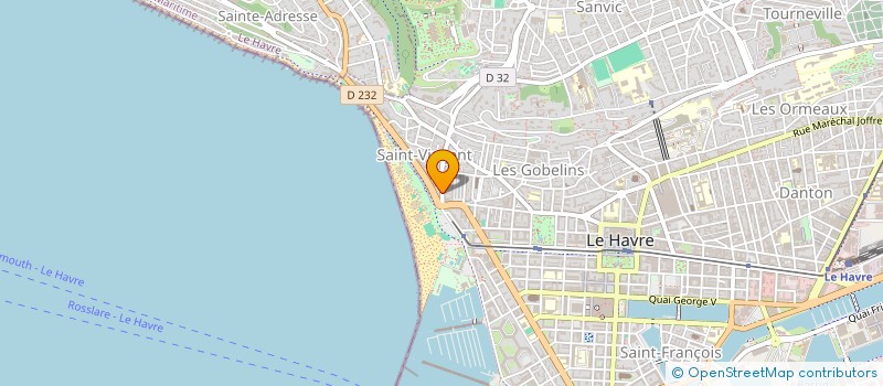 localisation de l'entreprise BJR à LE HAVRE