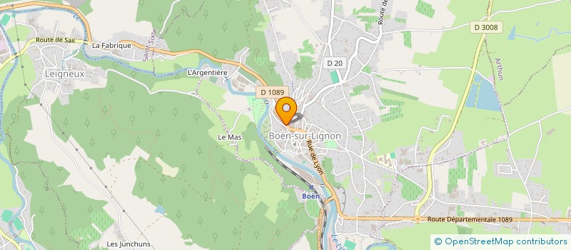 localisation de l'entreprise BJR  BOEN-SUR-LIGNON