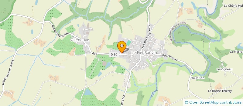 localisation de l'entreprise BJR à BEAUPREAU-EN-MAUGES