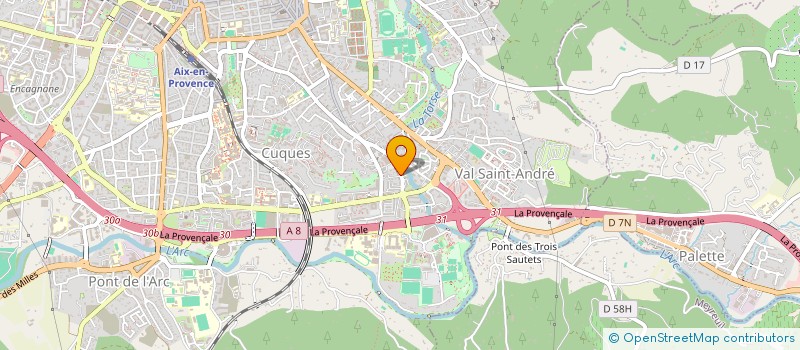 localisation de l'entreprise BJR  AIX-EN-PROVENCE