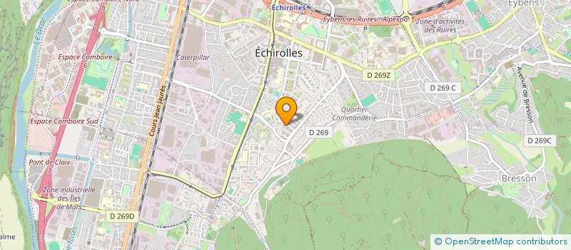 localisation de l'entreprise BJRH ACQUISITION à ECHIROLLES