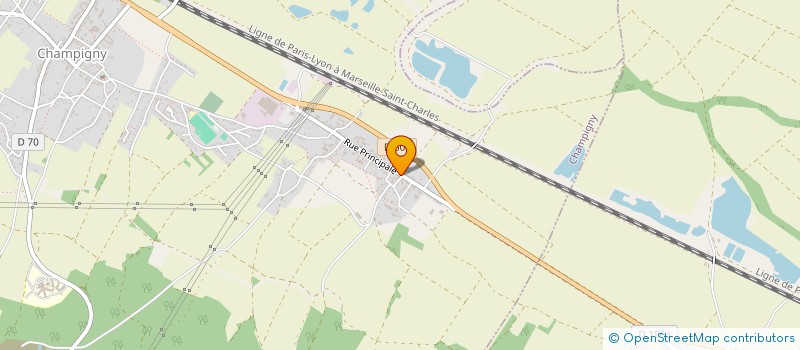 localisation de l'entreprise BJRP  CHAMPIGNY