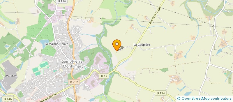 localisation de l'entreprise BJS  BEAUPREAU-EN-MAUGES