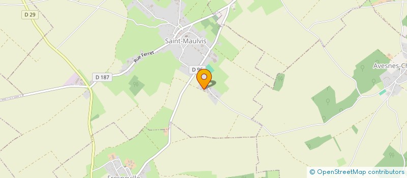 localisation de l'entreprise BJS BOUTON  SAINT-MAULVIS