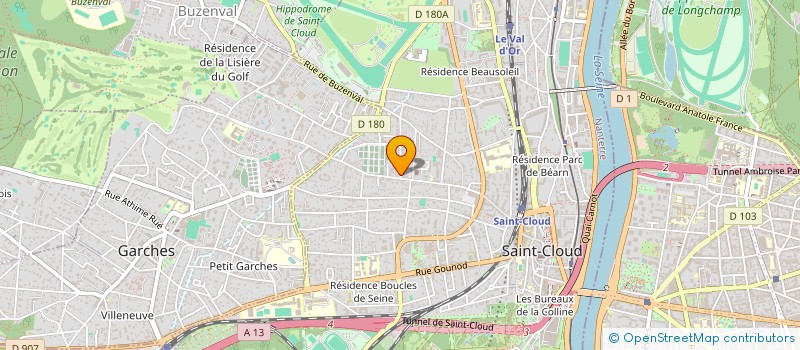 localisation de l'entreprise BJS CO à SAINT-CLOUD