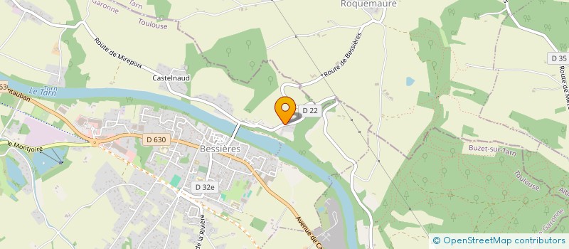 localisation de l'entreprise BJS ENERGIES  BESSIERES