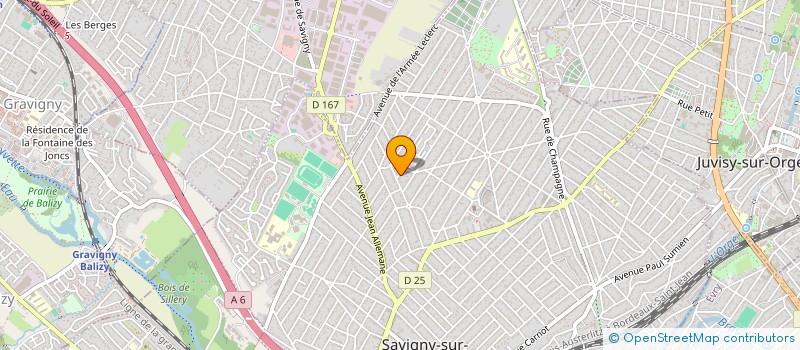 localisation de l'entreprise BJS IT CONSULTING à SAVIGNY-SUR-ORGE