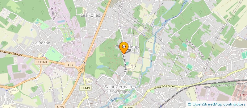 localisation de l'entreprise BJSLT à SAINT-GERMAIN-LES-ARPAJON