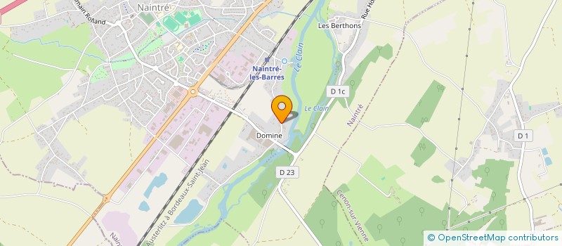 localisation de l'entreprise BJSTART  NAINTRE