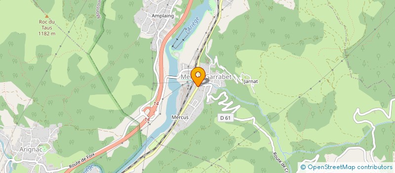 localisation de l'entreprise BJT à MERCUS-GARRABET
