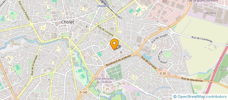 localisation de l'entreprise BJTS à CHOLET