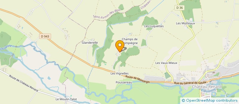 localisation de l'entreprise BJV à CHATEAU-RENARD