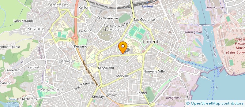 localisation de l'entreprise BJVI à LORIENT