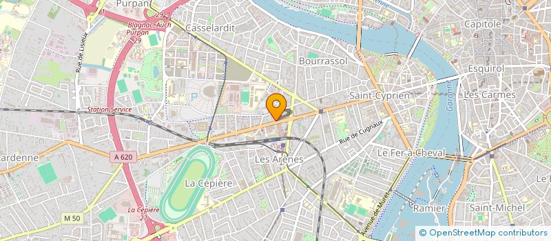 localisation de l'entreprise BJW IMMOBILIER à TOULOUSE