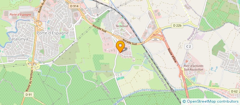 localisation de l'entreprise BJY  PERPIGNAN