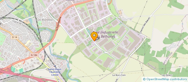 localisation de l'entreprise BJY ELEC à SAINT-OUEN-L'AUMONE